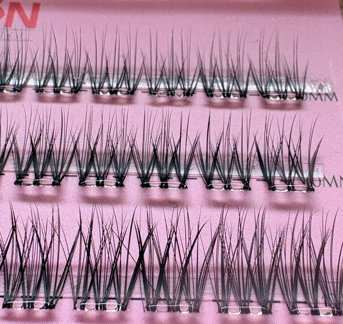 Forlímaðar | Press on Cluster lashes
